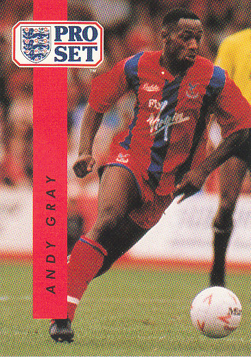 Andy Gray Crystal Palace 1990/91 Pro Set #59